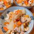 ローディーはぴ's cooksnap of when they made 豚肉と大根とごぼうの煮物.