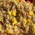 ame-ikuru's cooksnap of when they made ヒガシマルうどんスープで絶品✿炒飯.