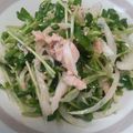 hirailuca's cooksnap of when they made 豆苗とツナと玉ねぎのサラダ.