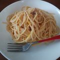 花時計咲いた's cooksnap of when they made ツナのにんにく醤油パスタ.