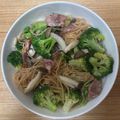 かおり♡♡♡'s cooksnap of when they made ブロッコリーとしめじとベーコンのパスタ.
