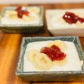 西＊絵子's cooksnap of when they made ヨーグルトにバナナ＆ジャム♪.