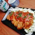 プーケッ太郎's cooksnap of when they made 豚ロースのヤンニョム風.