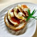 いなばっくす☆'s cooksnap of when they made いちじくとクリームチーズのトースト.