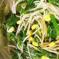 とて虫's cooksnap of when they made 豆もやしとほうれん草のナムル.