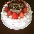 lllYOUlll's cooksnap of when they made かんたんクリスマスケーキ.