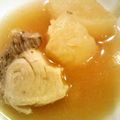 ごま３しお３'s cooksnap of when they made ブリを買ったらついてきたアラで ブリ大根.