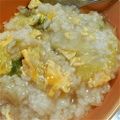 UGGray's cooksnap of when they made 鶏ガラで☆白菜とろとろ～の雑炊.