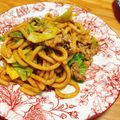 海理ママ's cooksnap of when they made 子供とソース味の焼うどんランチ.