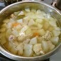 ナオミーヌ's cooksnap of when they made 塩＆酒だけ　シンプルな鶏大根のスープ煮♡.