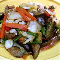 ピンクGF's cooksnap of when they made 白菜、いんげんとナスの炒めもの.