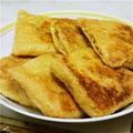 もあ．'s cooksnap of when they made カリッ！ふわっ！たらこポテトＩＮ油揚げ☆.