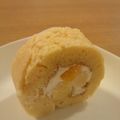 miyonteru's cooksnap of when they made ホットケーキＭとフライパンでロールケーキ.