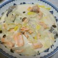 haru_natsu's cooksnap of when they made 寒い日にピッタリ☆白菜と鮭のクリーム煮.