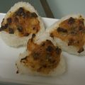 mari*co's cooksnap of when they made ねぎ梅味噌焼きおにぎり♪.
