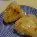 カバゴン's cooksnap of when they made 巻かない肉おにぎり.
