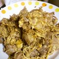 やまねこかん's cooksnap of when they made 【旦那くん】えのきと豚と玉ねぎの卵丼.