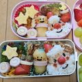 HH MM (HHMM)'s cooksnap of when they made クリスマスサンタさん弁当★簡単！キャラ弁.