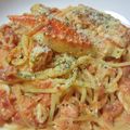 まじゅじゅ's cooksnap of when they made ✿カニのトマトクリームパスタ✿.