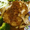 ayutomi's cooksnap of when they made ハンバーグ研究家の「和風オニオンソース」.