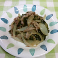 龍青空ママ's cooksnap of when they made ✿豚肉とわかめのコンソメマヨ炒め✿.