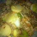 かれおん's cooksnap of when they made 豚肉と長芋と白ネギの塩麹バター炒め☆.