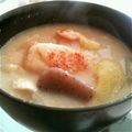 ＰＵＲＵ's cooksnap of when they made 【キッチンママ】の粕汁*\(^o^)/*.