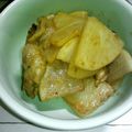 花乃衣's cooksnap of when they made 大根と豚肉の味噌炒め.