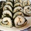 uzu1118's cooksnap of when they made ワサマヨ✿海苔巻き.