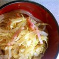 ykr246911's cooksnap of when they made キャベツとカニカマの酢の物＊マロニー入り.