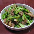 サフォークⅡ's cooksnap of when they made 小松菜と豚肉のシンプル炒め.