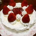 西島真司郎's cooksnap of when they made 簡単♡イチゴのレアチーズケーキ.