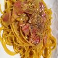クマたぬき's cooksnap of when they made 今ある材料で☆お手軽ヘルシーカルボナーラ.