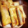 Megごはん's cooksnap of when they made とろ～りチーズが美味しい♡洋風春巻き.