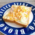 のんべぇヒロ's cooksnap of when they made チーズトースト♡玉葱で美味しい.