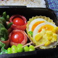 まさたかまま's cooksnap of when they made 簡単お弁当✿ゆで卵でミルフィーユ風.
