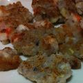 chico0505's cooksnap of when they made ぷりっシャキ海老れんこん焼き.