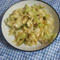 yui∞Gash's cooksnap of when they made キャベツとネギのはちみつおかか炒め♪.