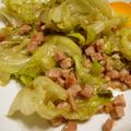 美味しい笑顔で's cooksnap of when they made レタスとベーコンの中華炒め.