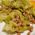 美味しい笑顔で's cooksnap of when they made レタスとベーコンの中華炒め.