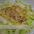 ばもねぇさん's cooksnap of when they made ツナとレタスの柚子胡椒パスタ.