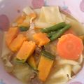 アコレモネード's cooksnap of when they made かぼちゃきしめんで、ズボラほうとう鍋.