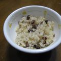 orange_boo's cooksnap of when they made もっちり玄米小豆ごはん.