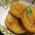 娘魔狸's cooksnap of when they made 大根ステーキ＊味噌かつお.