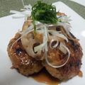 orieorie's cooksnap of when they made 鶏ひき肉とレンコンの和風バーグ.