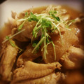 mora_mami's cooksnap of when they made 大根と手羽先の煮物.
