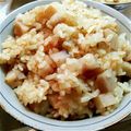 ラナキラレイラニ97's cooksnap of when they made 炊飯器一つで☆ホクホク蓮根炊き込みご飯.