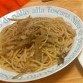 ellie♪'s cooksnap of when they made ベーコンとごぼうの和風パスタ.