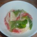 Jock's cooksnap of when they made ﾚﾀｽとｶﾆｶﾏ中華風あんかけ豆腐♪.