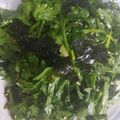 りお５１０'s cooksnap of when they made ☆ゴマ油たっぷり♬生春菊のサラダ☆.